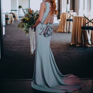 formal occasion ball gown / wedding / prom dress